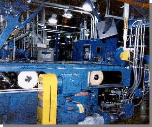 Belvac Neckers with Non-Lubricated Gears Replacing Metal Gears