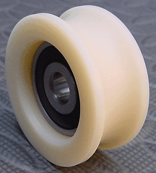 Concave Rollers For Sliding Door Hardware