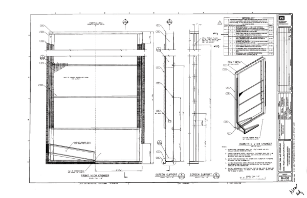 Fish Crowder barrier with Intech Screen Supports