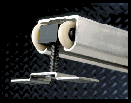 Sliding door track and trolley